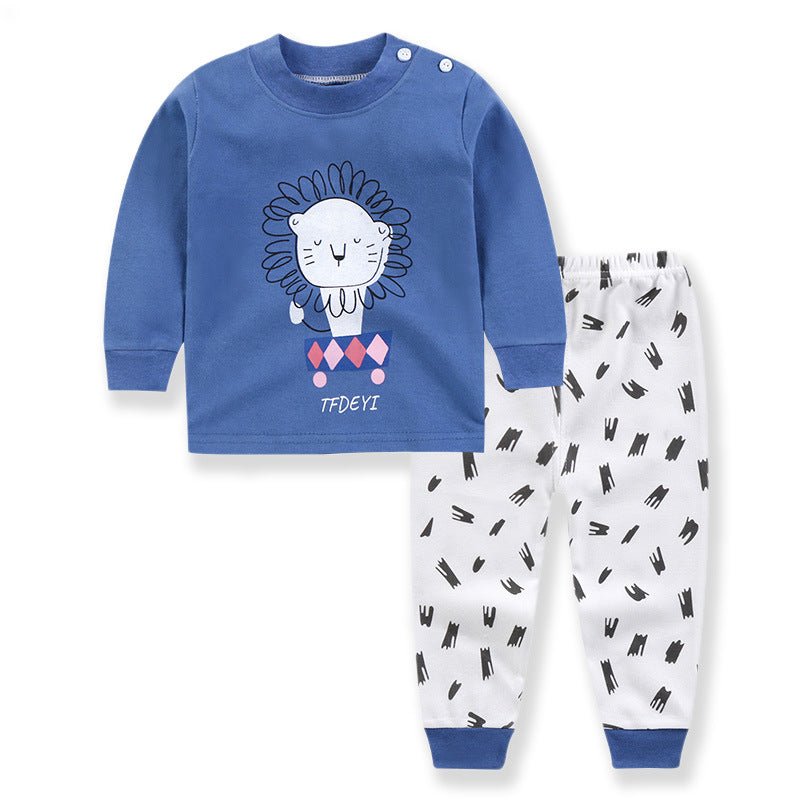 Children's Cotton Long Sleeved Sleepwear - Sleepwear -  Trend Goods