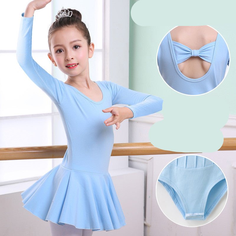 Children's Dance Clothes, Girls' Practice Clothes, Girls Short-sleeved Tutu - Dresses -  Trend Goods