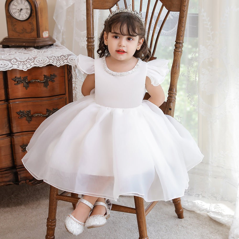 Children's Flying Sleeve Puffy Princess Dress - Dresses -  Trend Goods