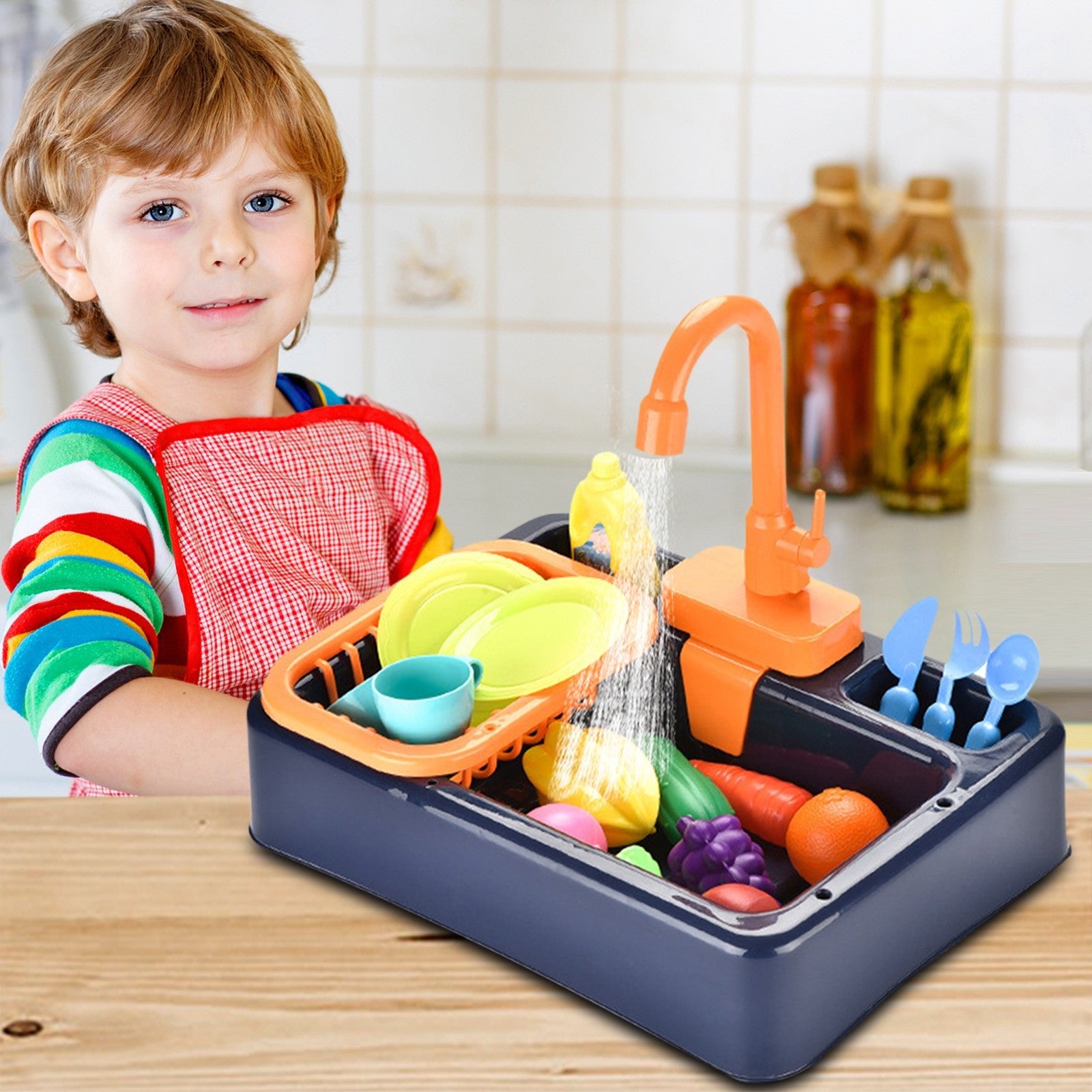 Children's Kitchen Sink Toy - Kitchen Sets -  Trend Goods