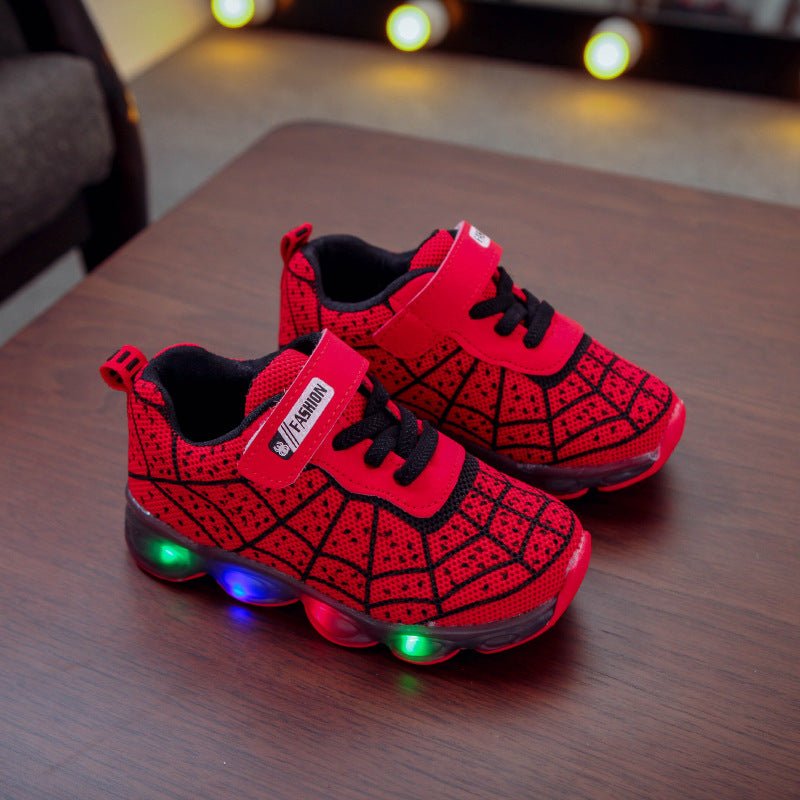 Children's Luminous Shoes Baby Flashing Shoes LED Lighting Sneakers Mesh Surface - Sneakers -  Trend Goods