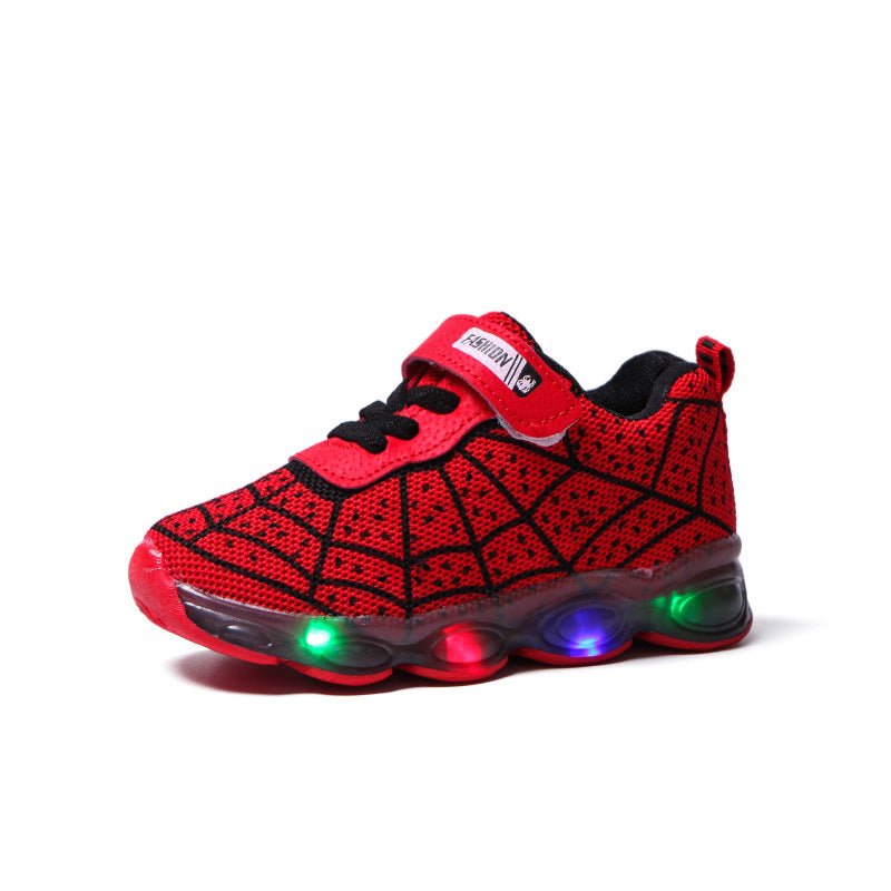 Children's Luminous Shoes Baby Flashing Shoes LED Lighting Sneakers Mesh Surface - Sneakers -  Trend Goods