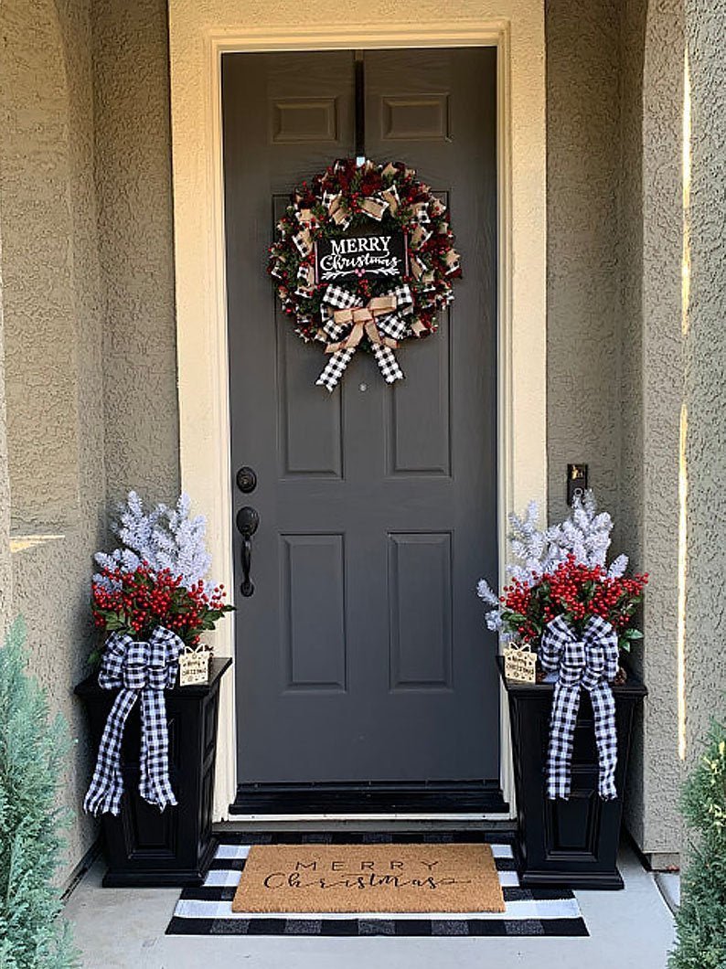 Christmas bow garland - Holiday Decorations -  Trend Goods