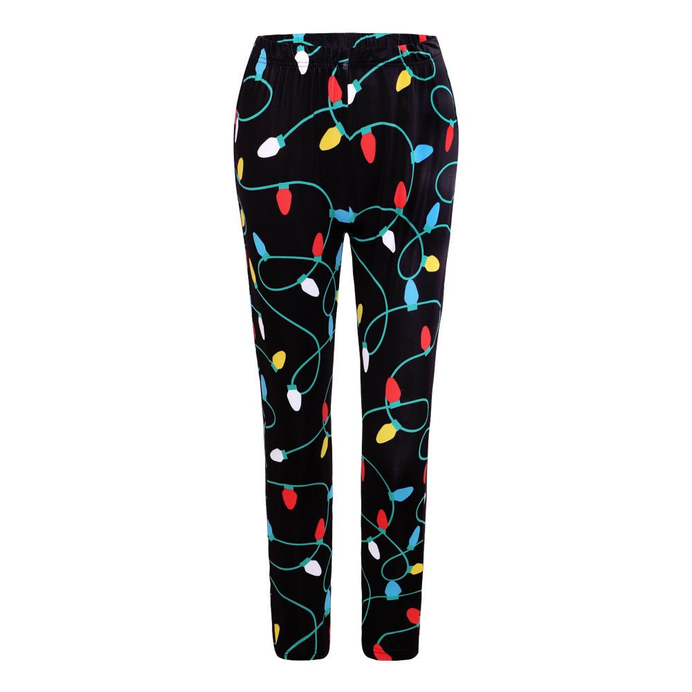 Christmas Costume Printed Slim-fit Trousers - Pants -  Trend Goods
