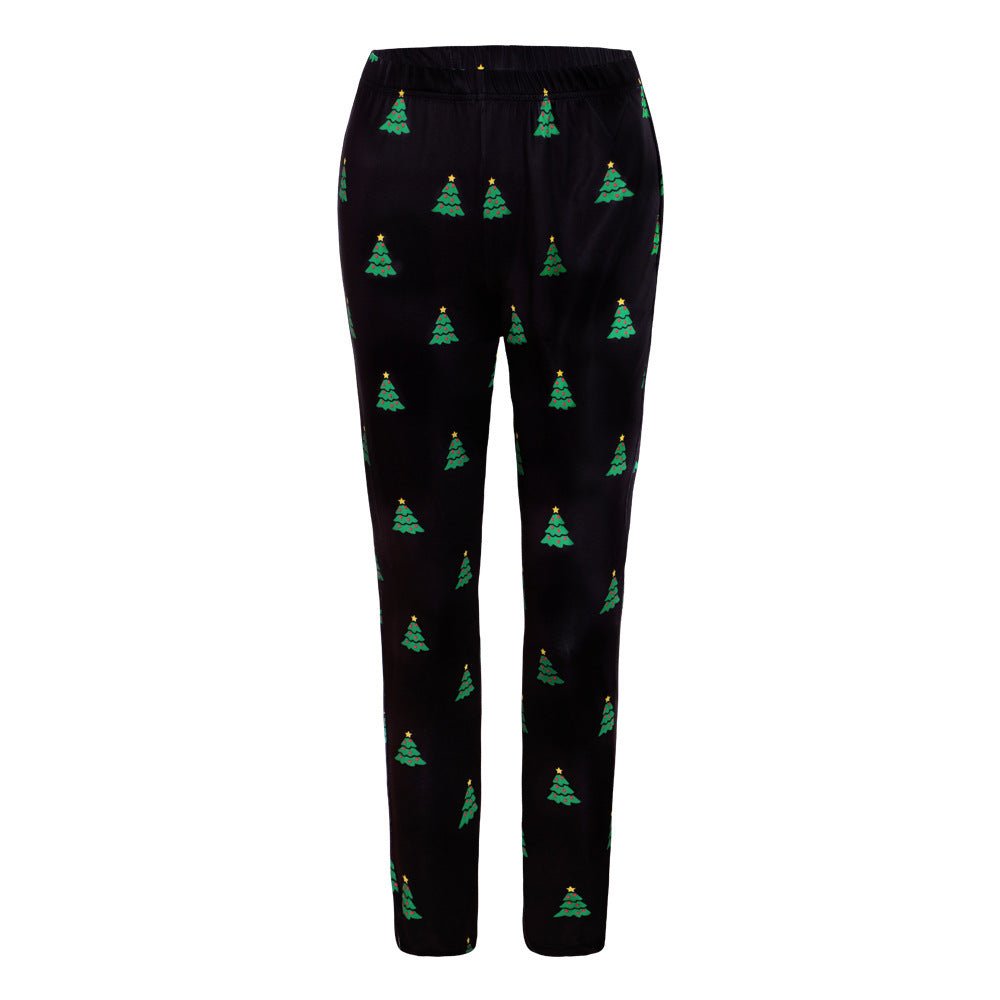 Christmas Costume Printed Slim-fit Trousers - Pants -  Trend Goods