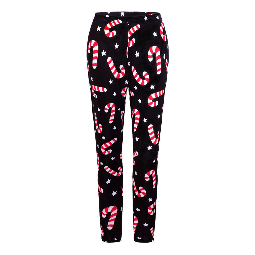 Christmas Costume Printed Slim-fit Trousers - Pants -  Trend Goods