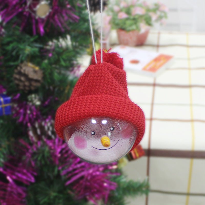 Christmas decorations creative Christmas Snowman children toys plastic Christmas Ball - Ornaments -  Trend Goods