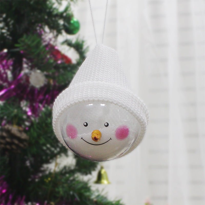 Christmas decorations creative Christmas Snowman children toys plastic Christmas Ball - Ornaments -  Trend Goods