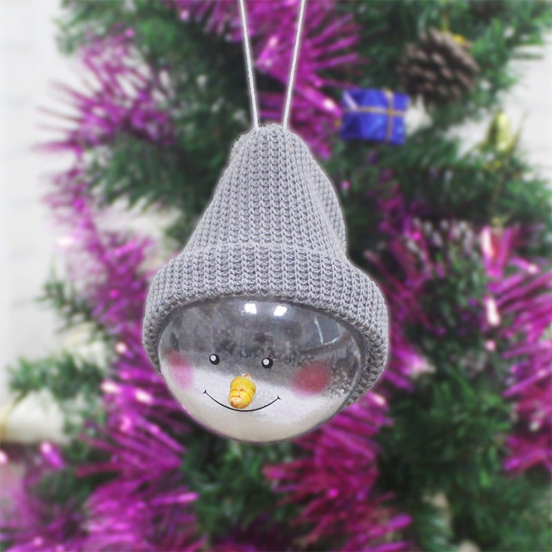 Christmas decorations creative Christmas Snowman children toys plastic Christmas Ball - Ornaments -  Trend Goods