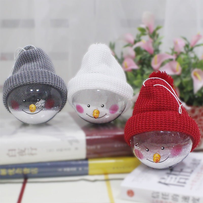 Christmas decorations creative Christmas Snowman children toys plastic Christmas Ball - Ornaments -  Trend Goods