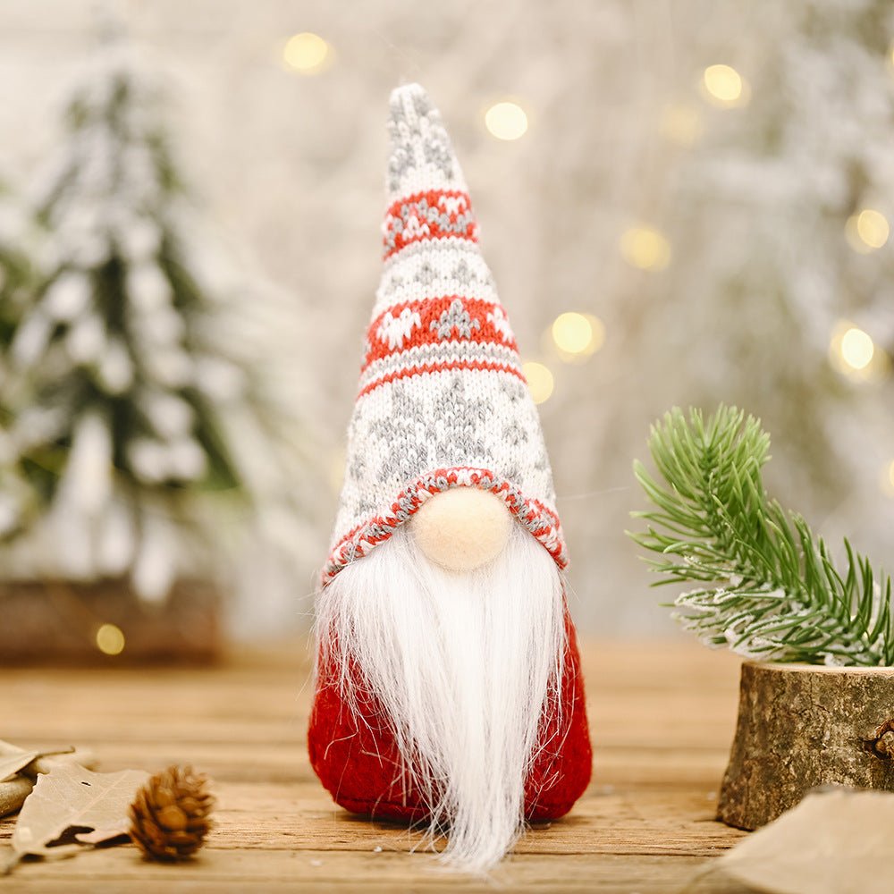 Christmas Decorations Forest Elderly Doll Ornaments - Ornaments -  Trend Goods