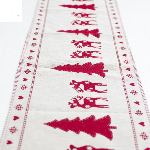 Christmas Elk Snowman Table Runner Merry Christmas Decorations - Table Runners -  Trend Goods