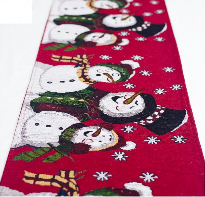 Christmas Elk Snowman Table Runner Merry Christmas Decorations - Table Runners -  Trend Goods