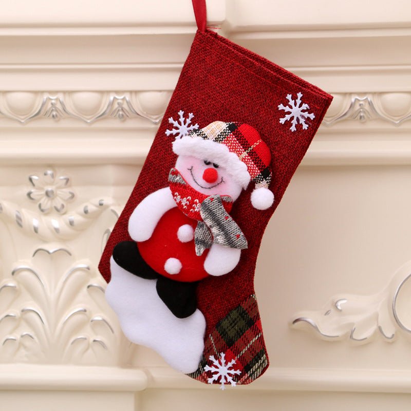 Christmas gift bag christmas hanging socks - Holiday Decorations -  Trend Goods