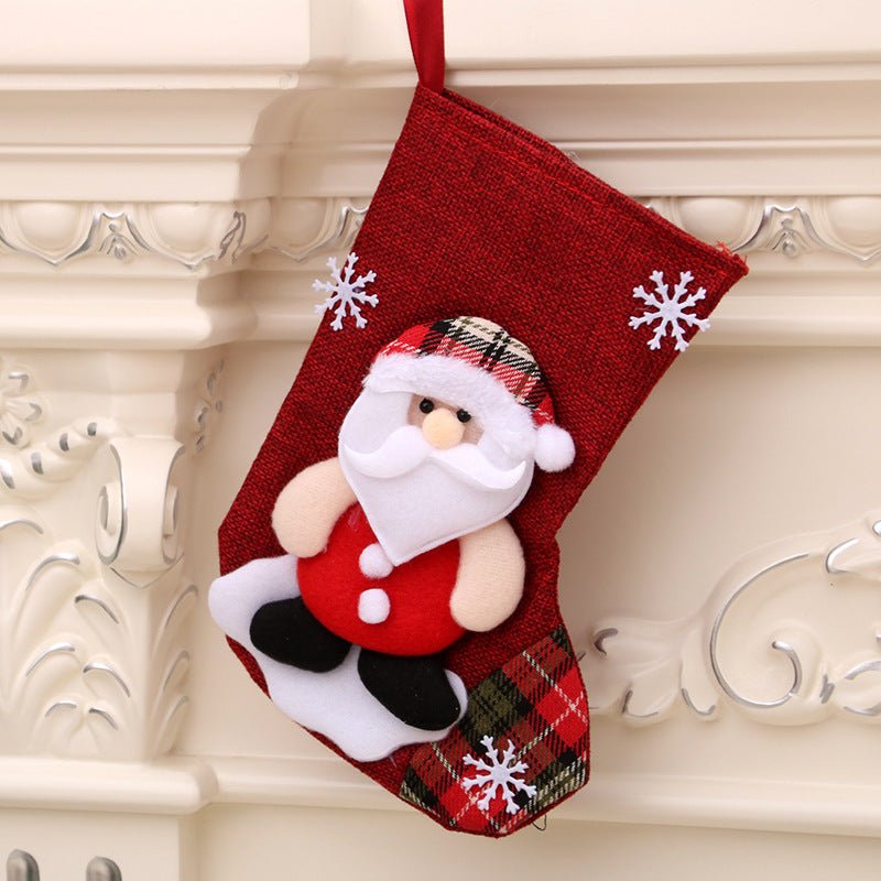 Christmas gift bag christmas hanging socks - Holiday Decorations -  Trend Goods