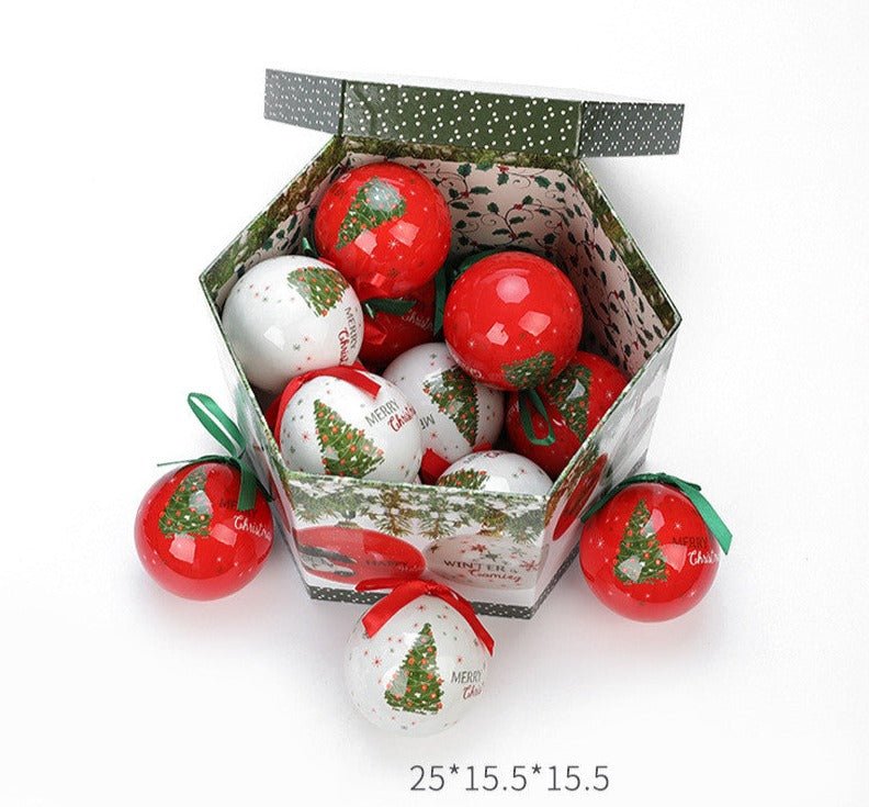 Christmas Gift Box With Christmas Tree Decoration Pendant - Holiday Decorations -  Trend Goods