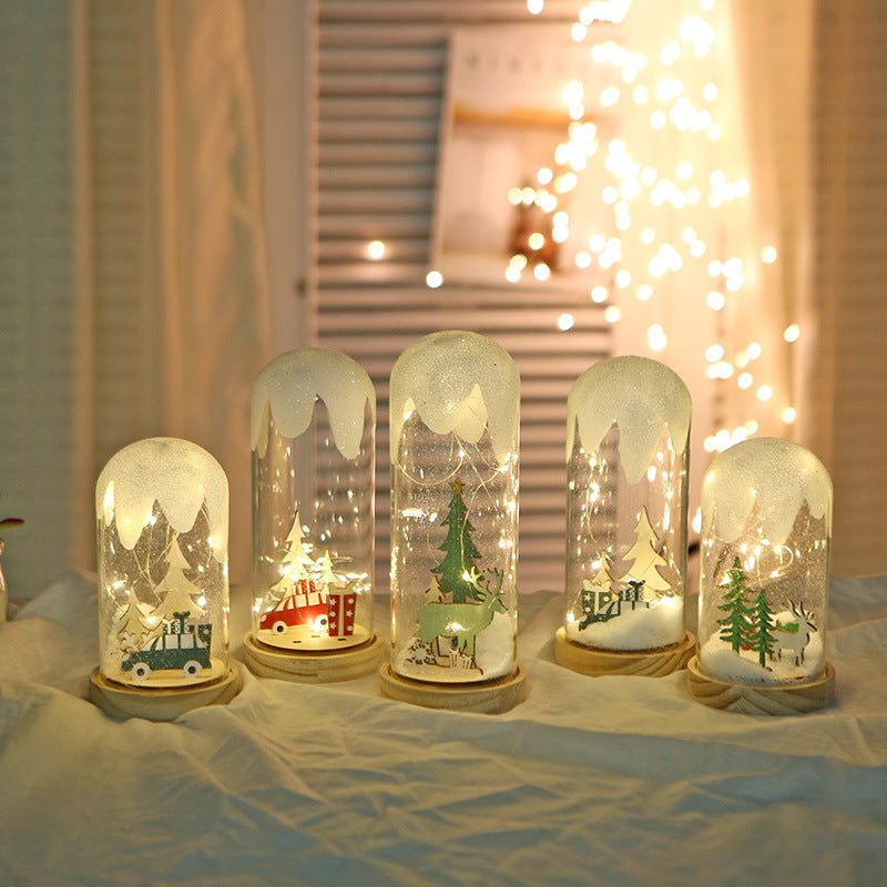 Christmas Gift Ornaments Creative Hanging Frost Christmas Tree Glass Cover - Ornaments -  Trend Goods