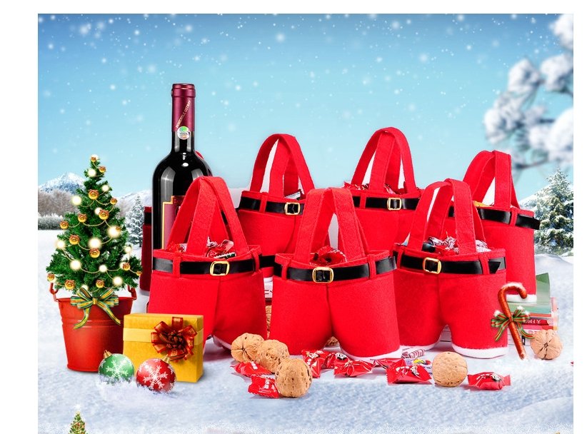 Christmas hot sale red christmas bag christmas wedding candy bag - Holiday Decorations -  Trend Goods