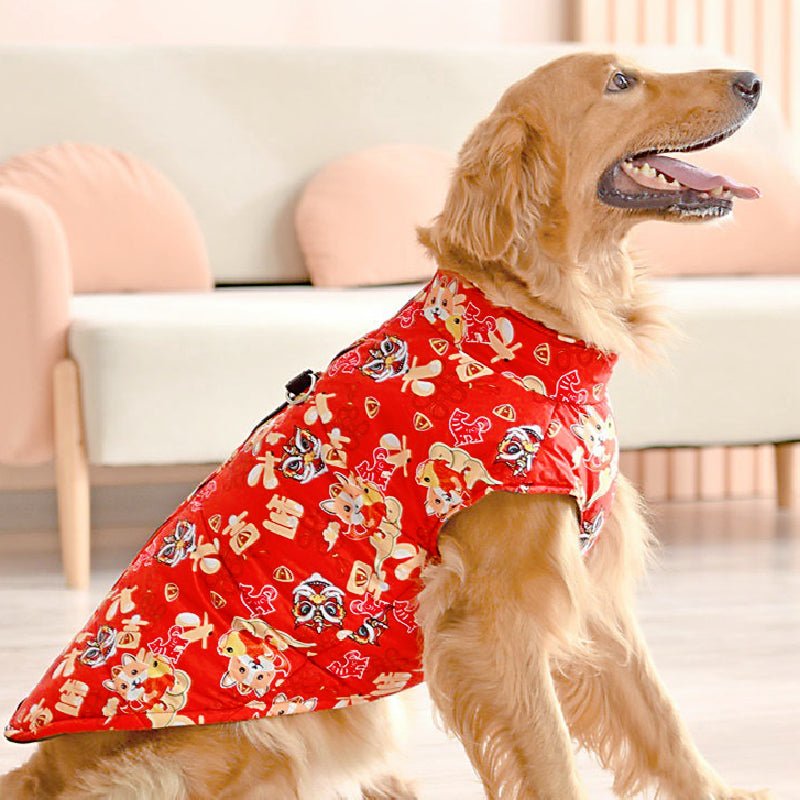 Christmas Hot-selling Dog Warm Cotton Clothes Vest - Pet Apparel -  Trend Goods