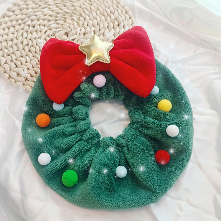 Christmas Pet Bow-knot Collar Friendly To Skin Xmas Pet Scarf WashableParty Pet Dog Neck Strap Scarf - Pet Apparel -  Trend Goods