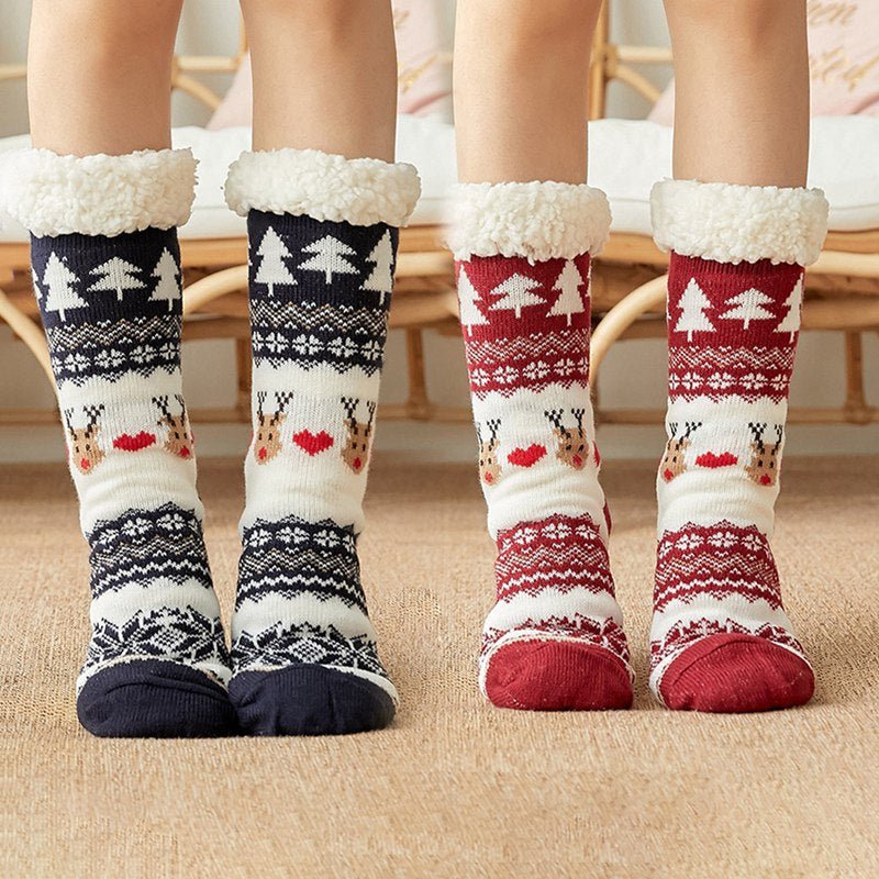 Christmas socks female autumn and winter tube floor socks - Socks -  Trend Goods