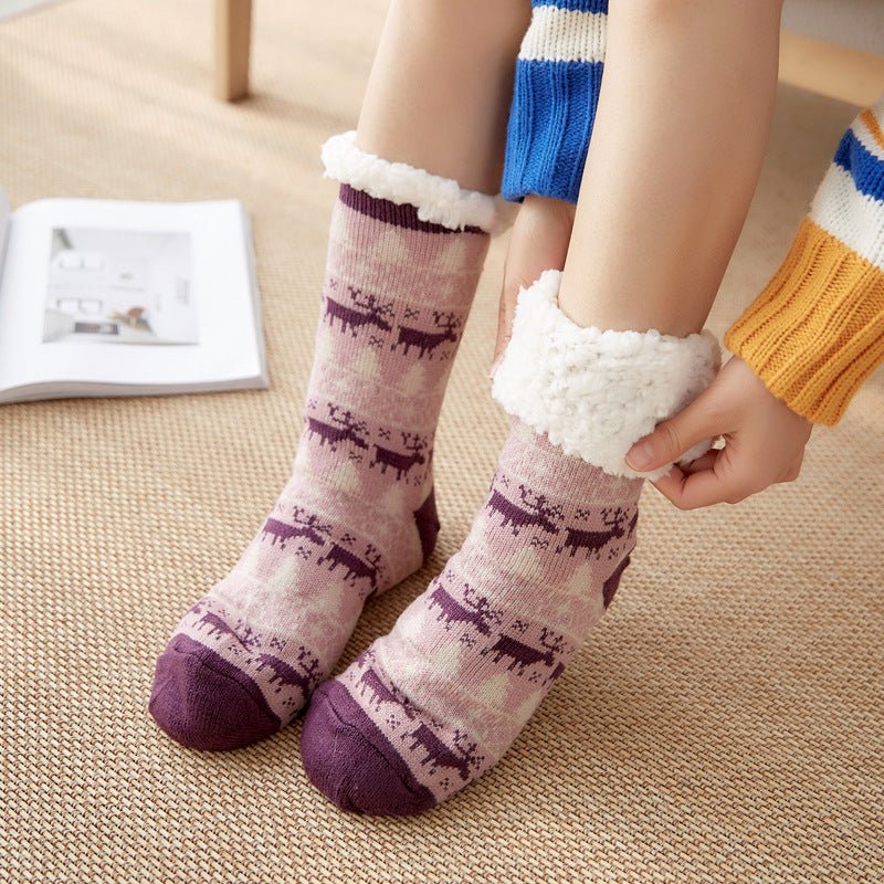Christmas Socks Female Mid-tube Floor Socks - Socks -  Trend Goods