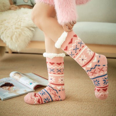 Christmas Socks Female Mid-tube Floor Socks - Socks -  Trend Goods