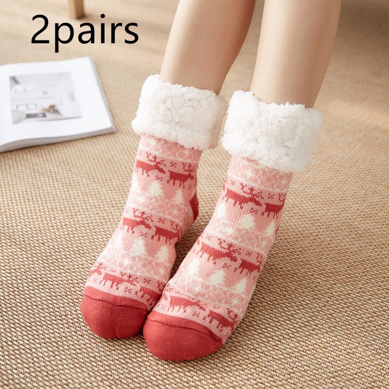 Christmas Socks Female Mid-tube Floor Socks - Socks -  Trend Goods