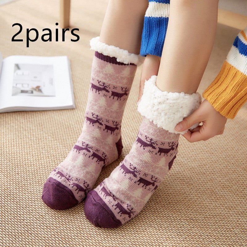 Christmas Socks Female Mid-tube Floor Socks - Socks -  Trend Goods