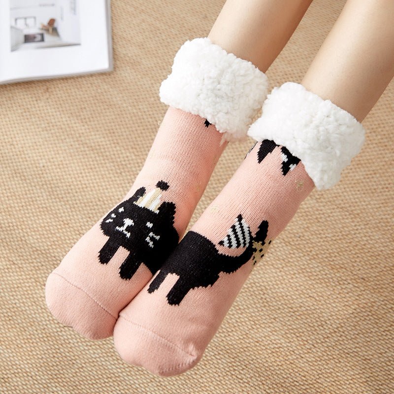 Christmas Socks Female Mid-tube Floor Socks - Socks -  Trend Goods