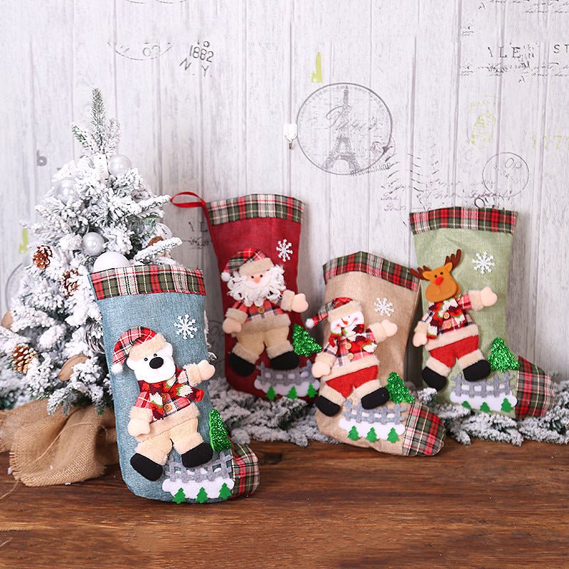 Christmas stocking with large dancing doll - Christmas Stockings -  Trend Goods