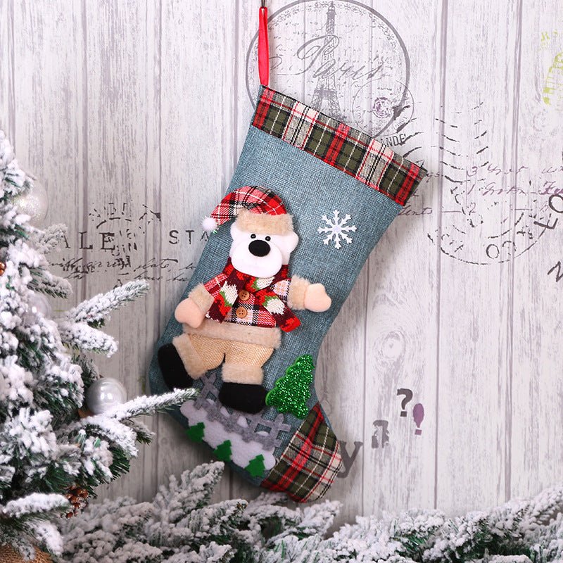 Christmas stocking with large dancing doll - Christmas Stockings -  Trend Goods