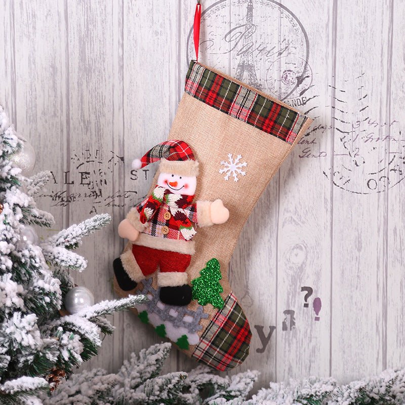 Christmas stocking with large dancing doll - Christmas Stockings -  Trend Goods