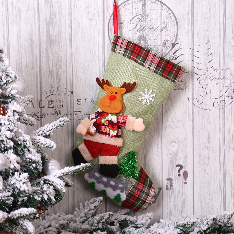 Christmas stocking with large dancing doll - Christmas Stockings -  Trend Goods