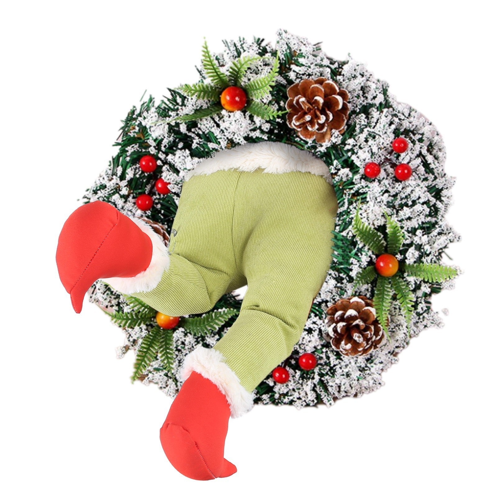 Christmas Thief Wreath Christmas Wreath - Holiday Decorations -  Trend Goods