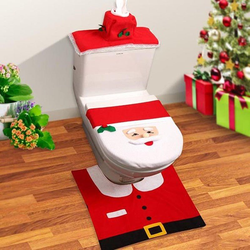 Christmas Toilet Seat Cover - Toilet Seat Covers -  Trend Goods