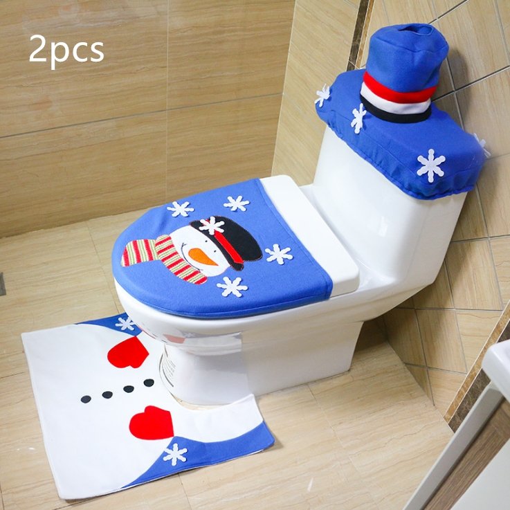 Christmas Toilet Seat Cover - Toilet Seat Covers -  Trend Goods