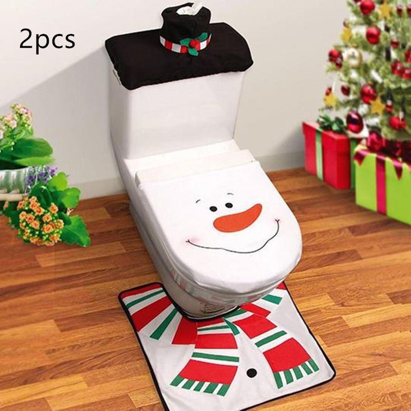 Christmas Toilet Seat Cover - Toilet Seat Covers -  Trend Goods