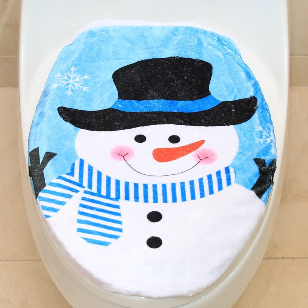 Christmas Toilet Seat Cover - Toilet Seat Covers -  Trend Goods