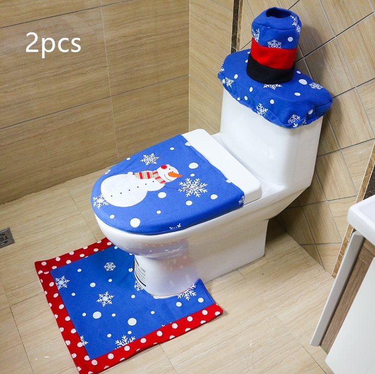 Christmas Toilet Seat Cover - Toilet Seat Covers -  Trend Goods