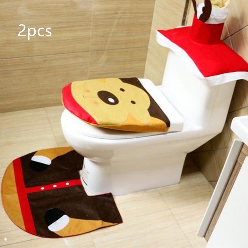 Christmas Toilet Seat Cover - Toilet Seat Covers -  Trend Goods