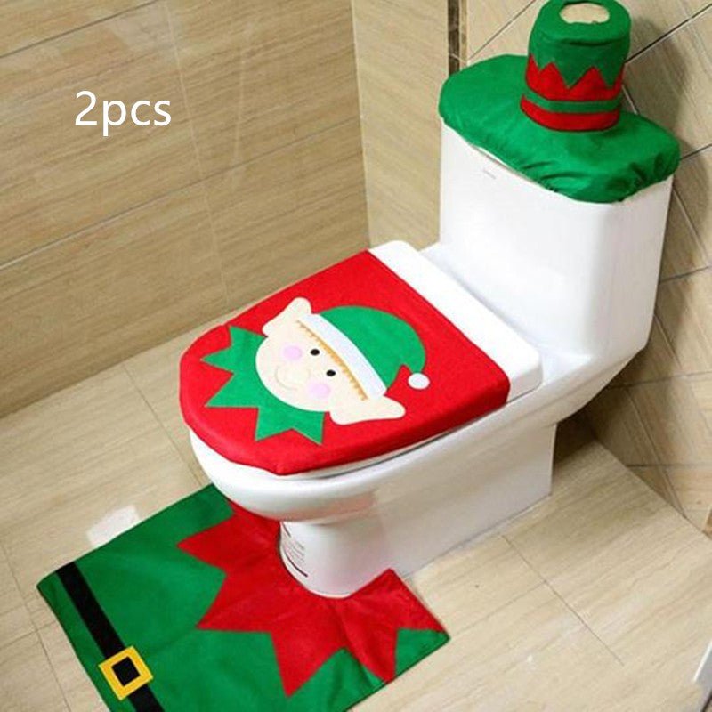 Christmas Toilet Seat Cover - Toilet Seat Covers -  Trend Goods