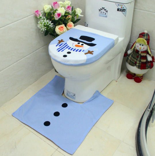 Christmas Toilet Seat Cover - Toilet Seat Covers -  Trend Goods