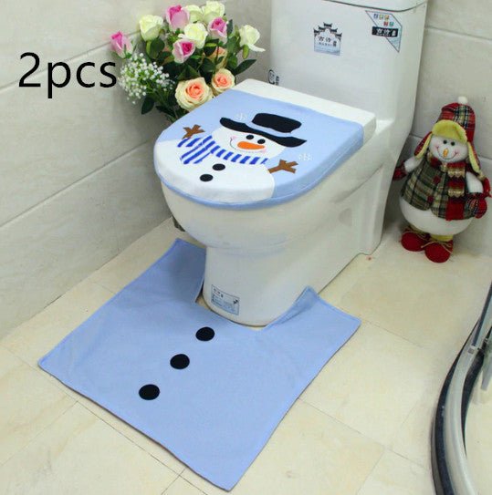 Christmas Toilet Seat Cover - Toilet Seat Covers -  Trend Goods