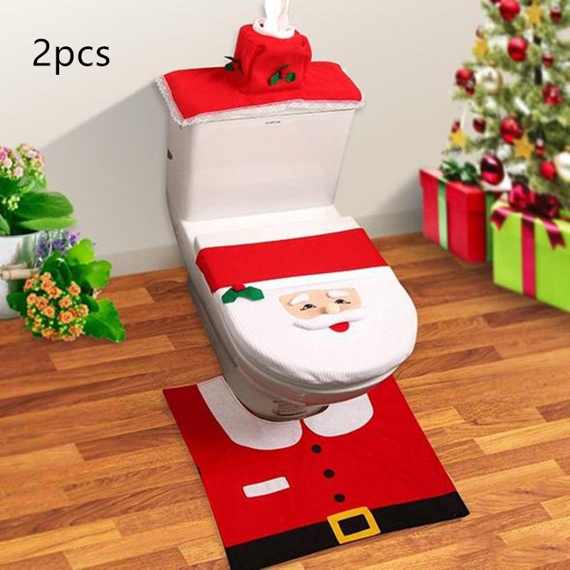 Christmas Toilet Seat Cover - Toilet Seat Covers -  Trend Goods