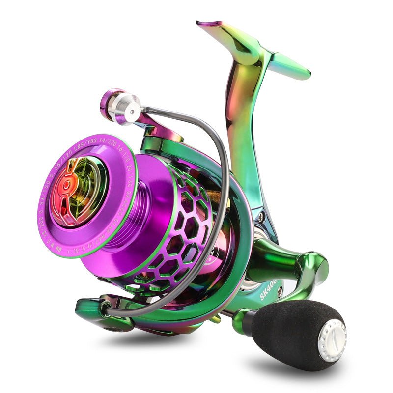Colorful Spinning Wheel Shopee Fishing Reel Honeycomb Hole Thread Cup - Fishing Rod Accessories -  Trend Goods