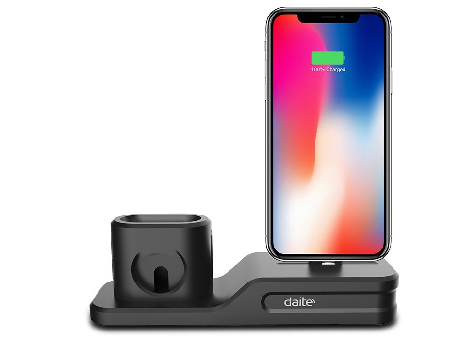 Compatible with Apple, 3-in-1 mobile phone charging base for  iwatch charging stand airpods charging stand - Wireless Chargers -  Trend Goods