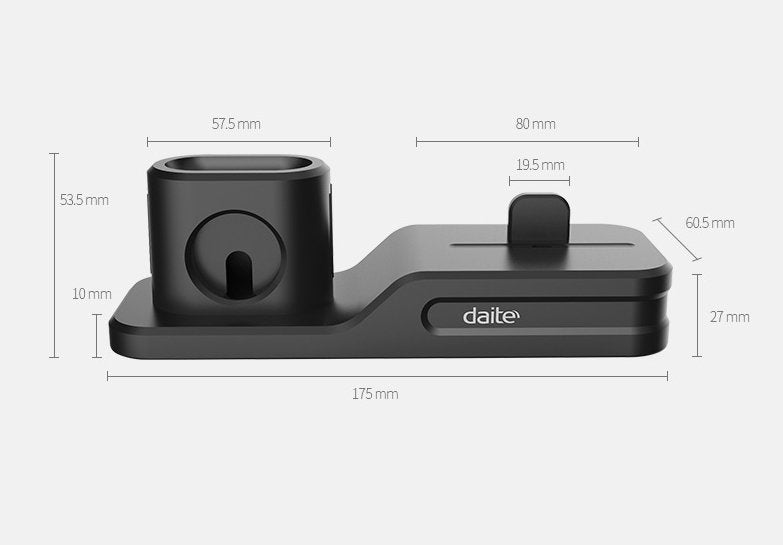 Compatible with Apple, 3-in-1 mobile phone charging base for  iwatch charging stand airpods charging stand - Wireless Chargers -  Trend Goods