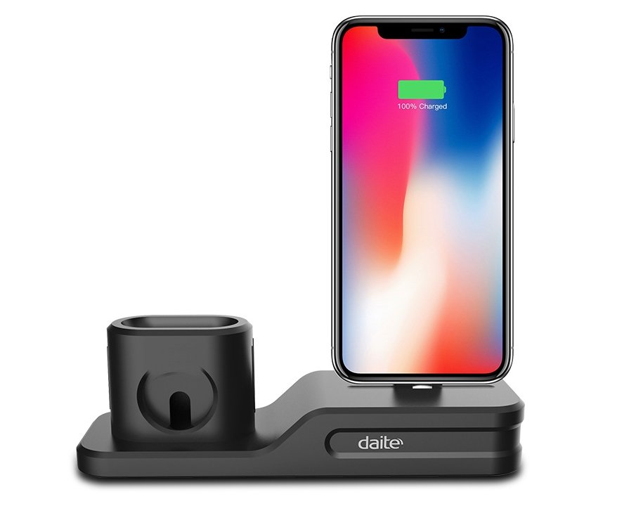 Compatible with Apple, 3-in-1 mobile phone charging base for  iwatch charging stand airpods charging stand - Wireless Chargers -  Trend Goods