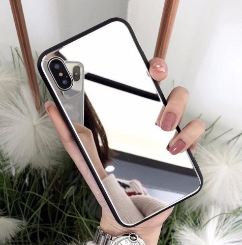 Compatible with Apple, iphoneX mirror phone case iphone7/8plus make-up self-timer glass case - Phone Cases -  Trend Goods